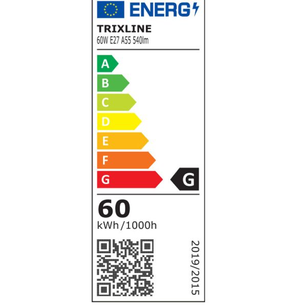 Žarulja sa žarnom niti 60W, A55, E27, 2700K
