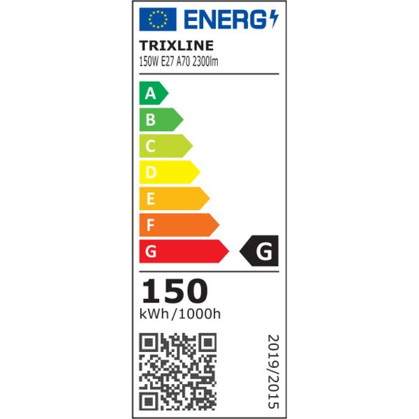 Žarulja sa žarnom niti 150W, A70, E27, 2700K