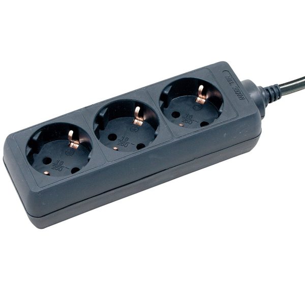Brennenstuhl trostruka prenosiva šuko utičnica 3x1,0mm2, 45º , 16A, 1,4m