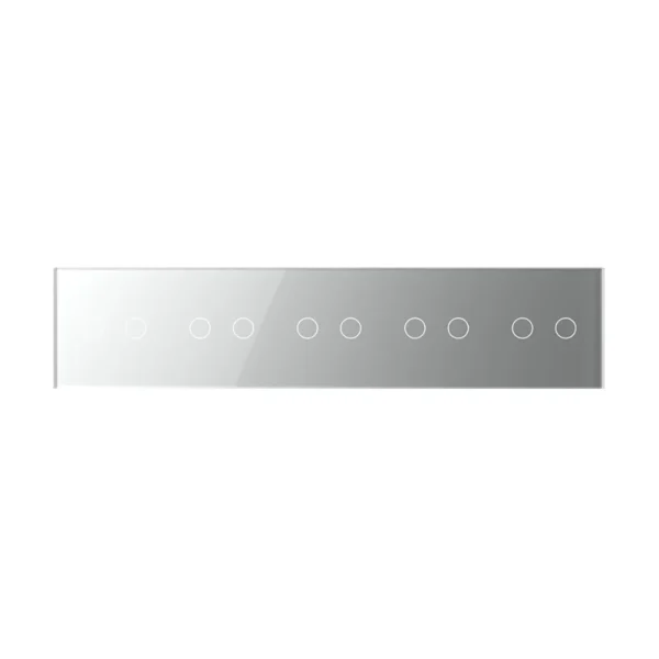 LIVOLO Stakleni panel 10 tipki siva