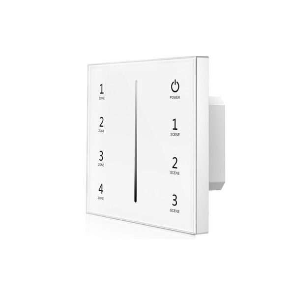 LED touch dimer prekidač + RF prijemnik bijela