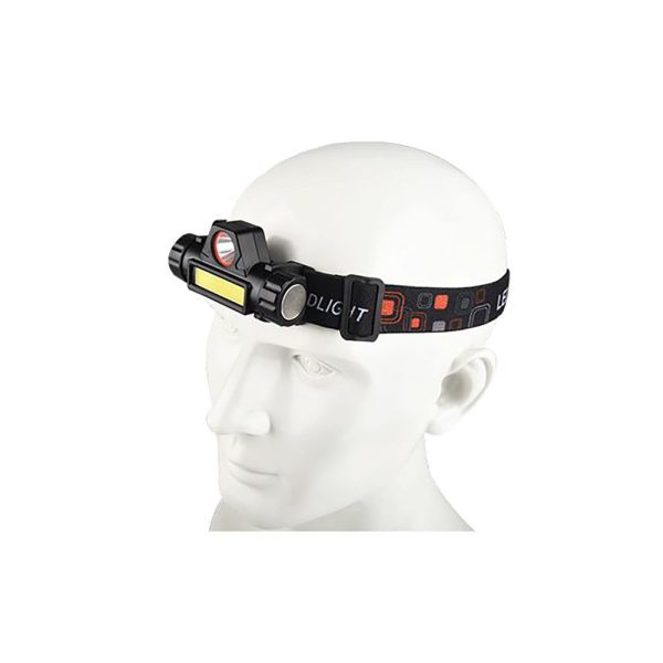 LED naglavna svjetiljka XD-HH130 1W COB + 1W LED aku
