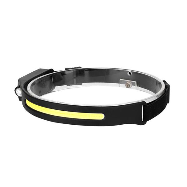 LED naglavna svjetiljka 3W COB + 1W LED sensor