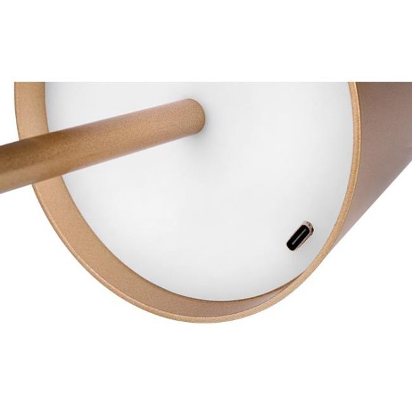 Stolna lampa Solio LED 4000K zlatna