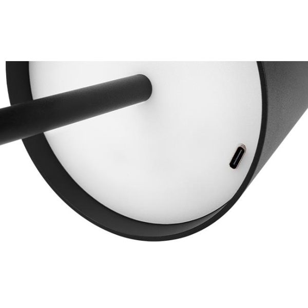 Stolna lampa Solio LED 4000K crna