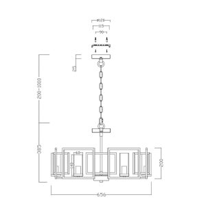 Visilica Bowi H009PL-06G