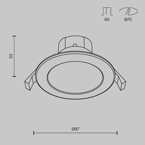 Downlight Stockton 7W