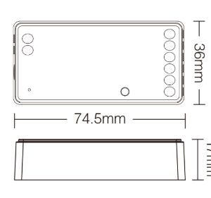 5 in 1 LED kontroler (WiFi+2.4G) - Slika 4