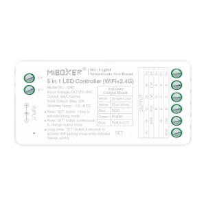 5 in 1 LED kontroler (WiFi+2.4G) - Slika 3