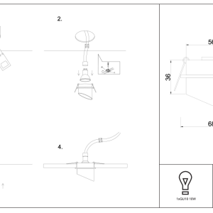 Ugradbena LED svjetiljka – Lipari - Slika 4