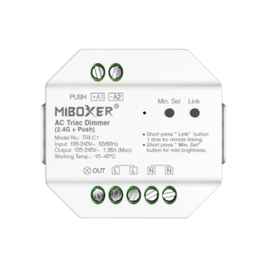 AC Triac RF + Push Dimmer