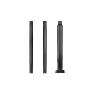 RASVJETNI STUP 76 MM 3 M 20 X 20 CM CRNI